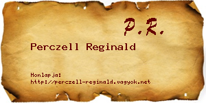 Perczell Reginald névjegykártya